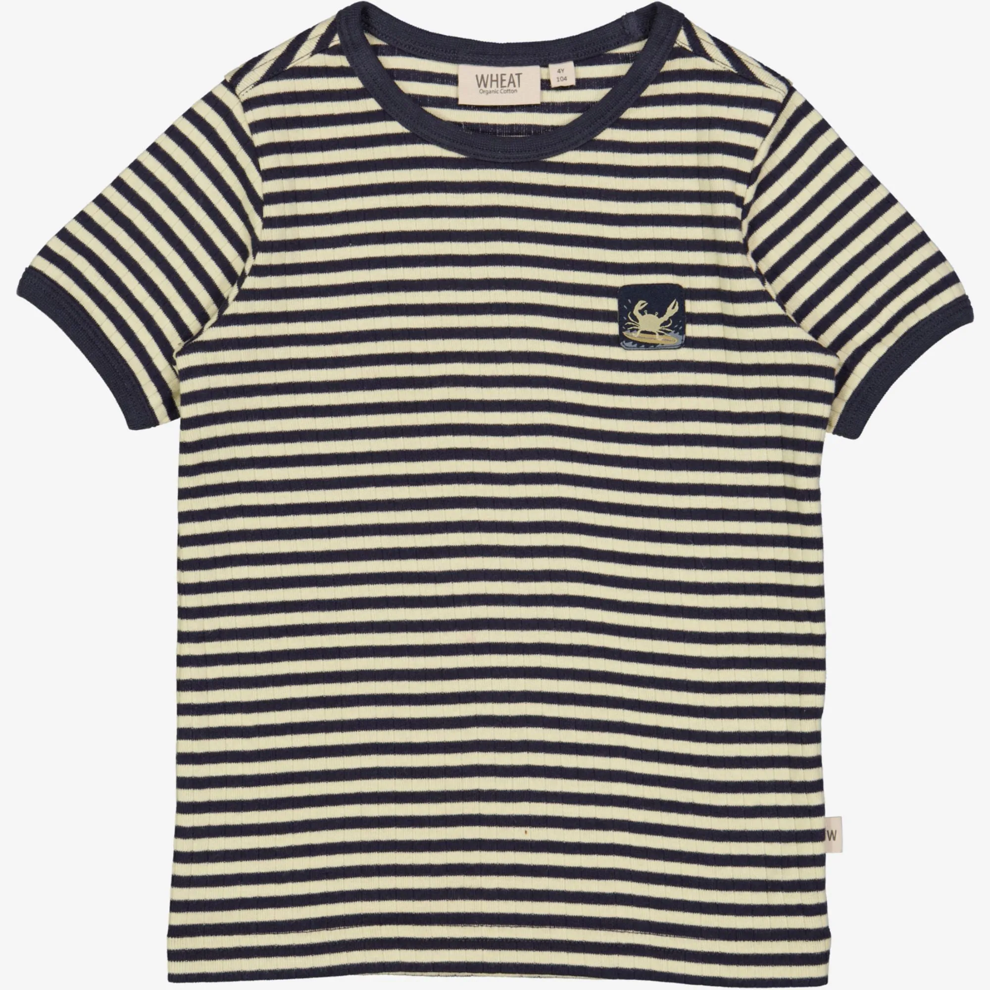 T-Shirt Surfcrab Badge - midnight stripe