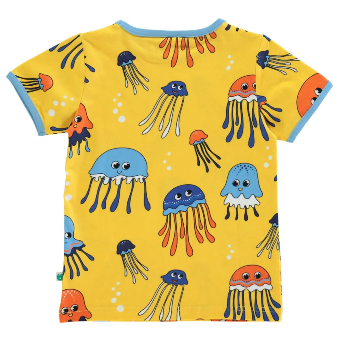 T-shirt with jellyfish