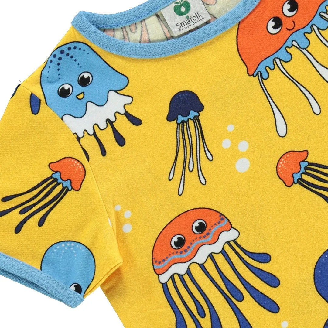 T-shirt with jellyfish