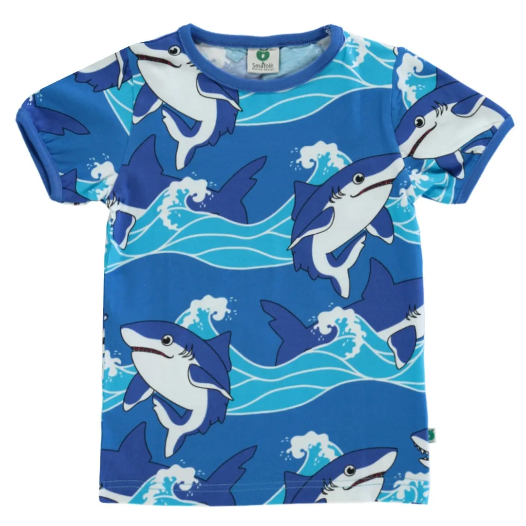 T-shirt with sharks