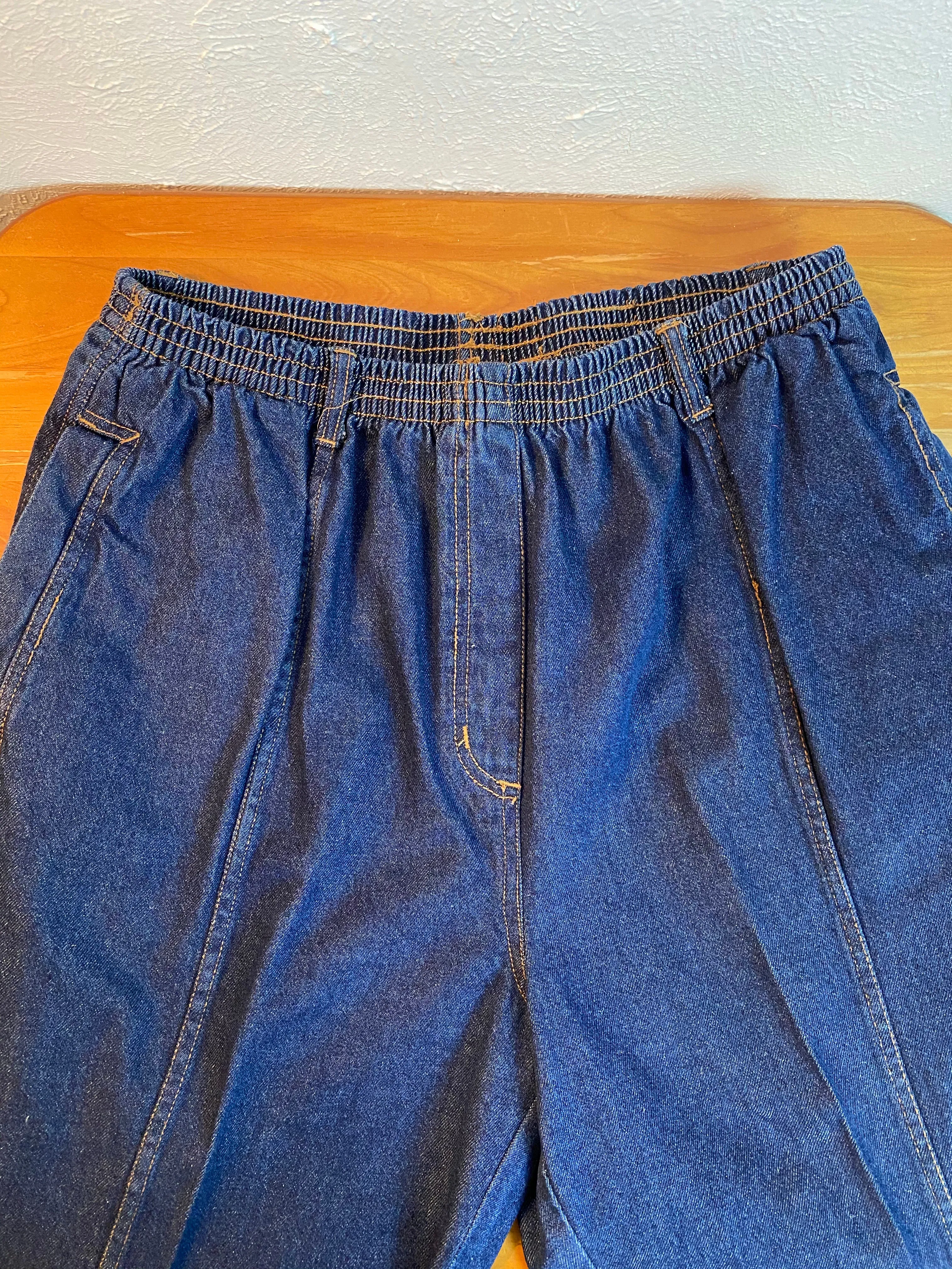 Vintage 18W Elastic Waistband Jeans