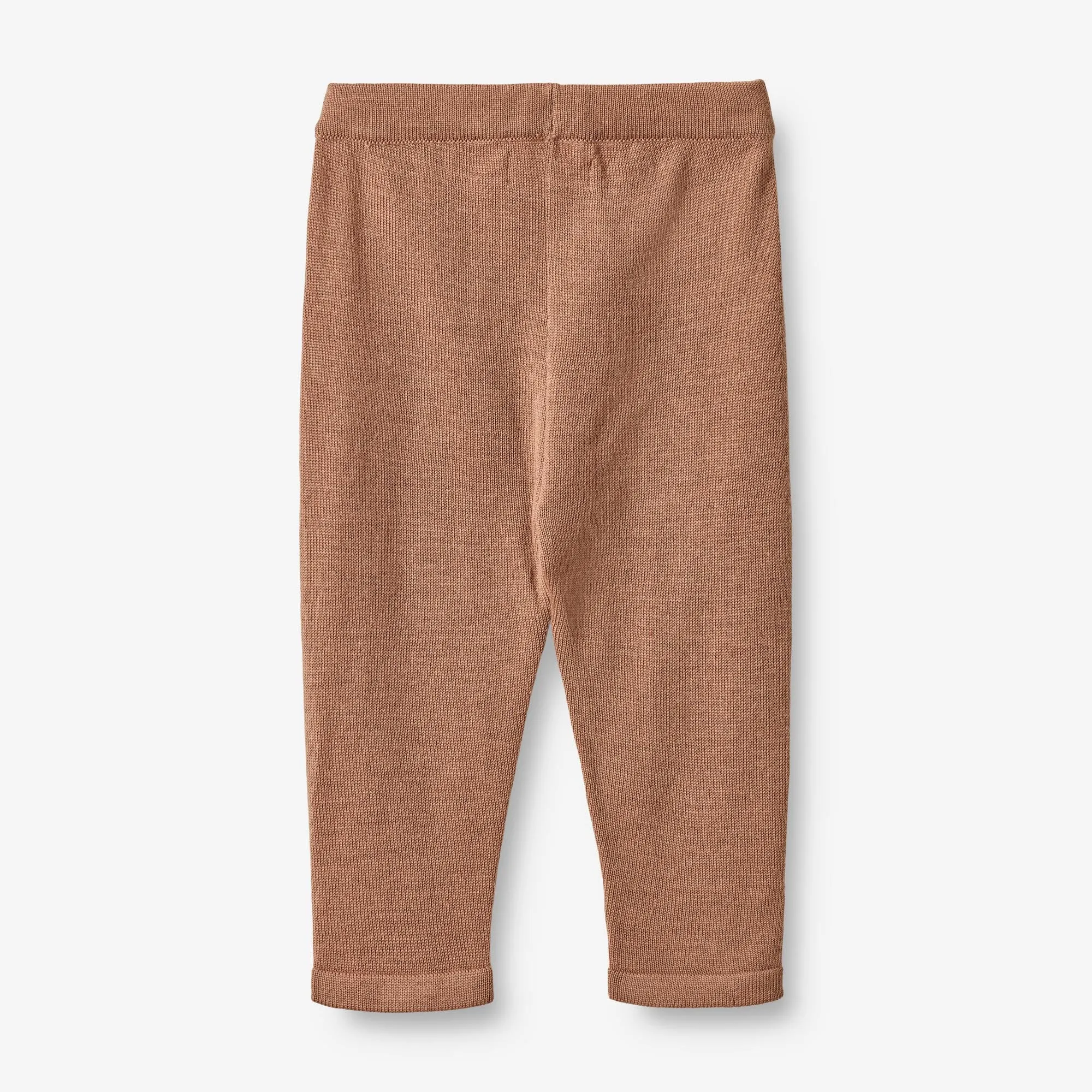 Wool Knit Trousers Neel | Baby - berry dust