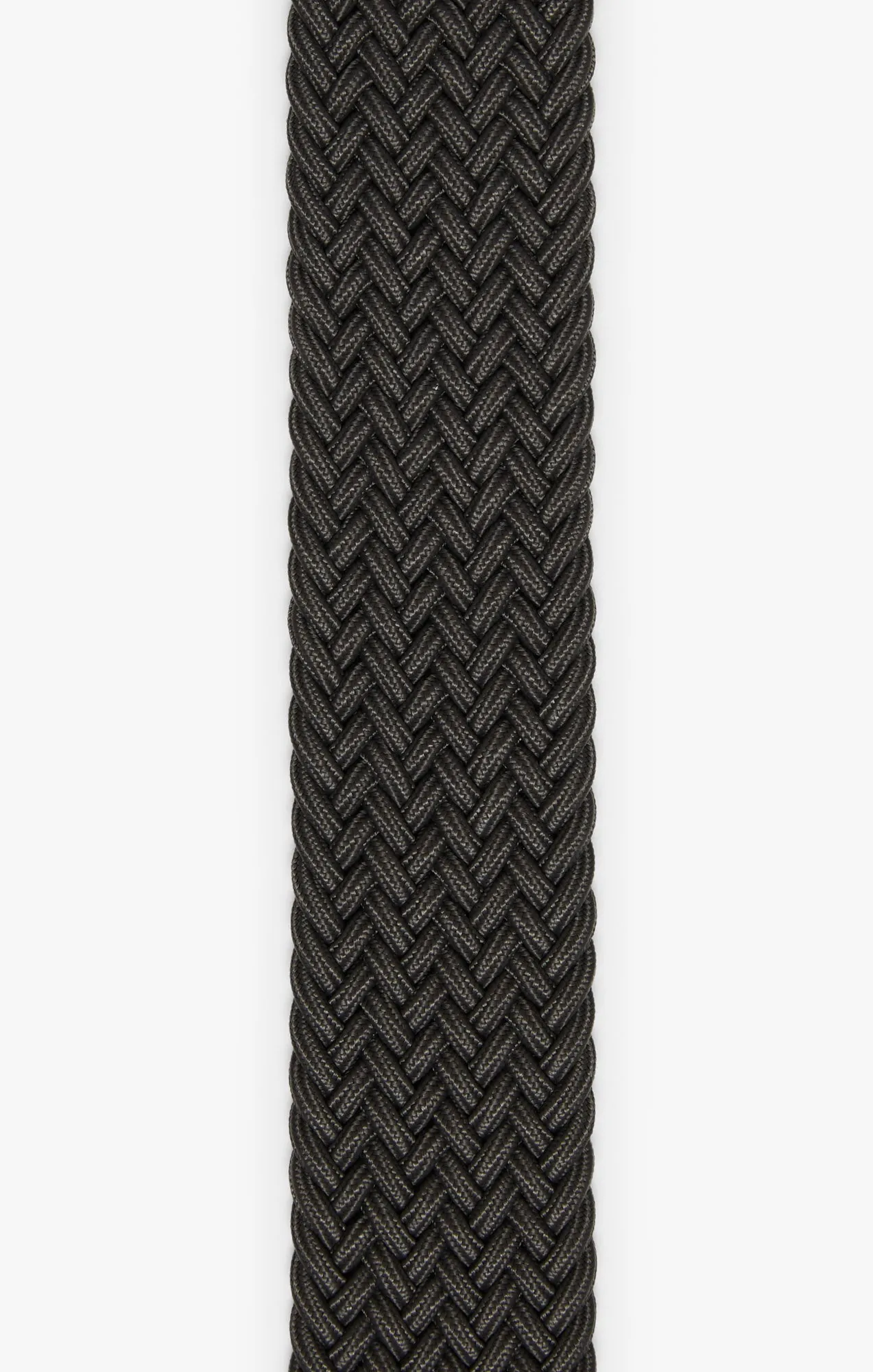 Woven Elastic Belt In Grey